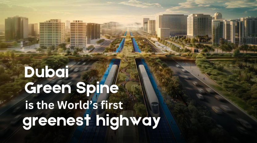 Dubai Green Spine worlds first greenest highway