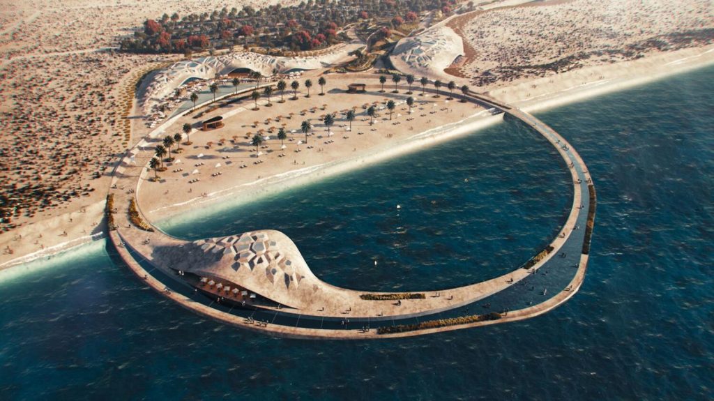 jebel ali floating beach 